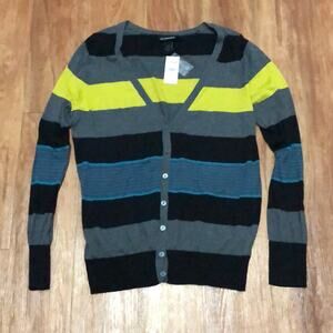 Lane Bryant Striped Cardigan Size 14/16